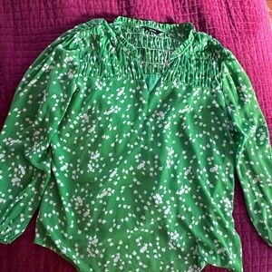 Dokotoo - Green Floral Women's Top